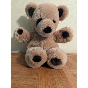 1979 Gund Brown STITCH Teddy Bear 15" Plush 2118 Vintage Stuffed Animal Original